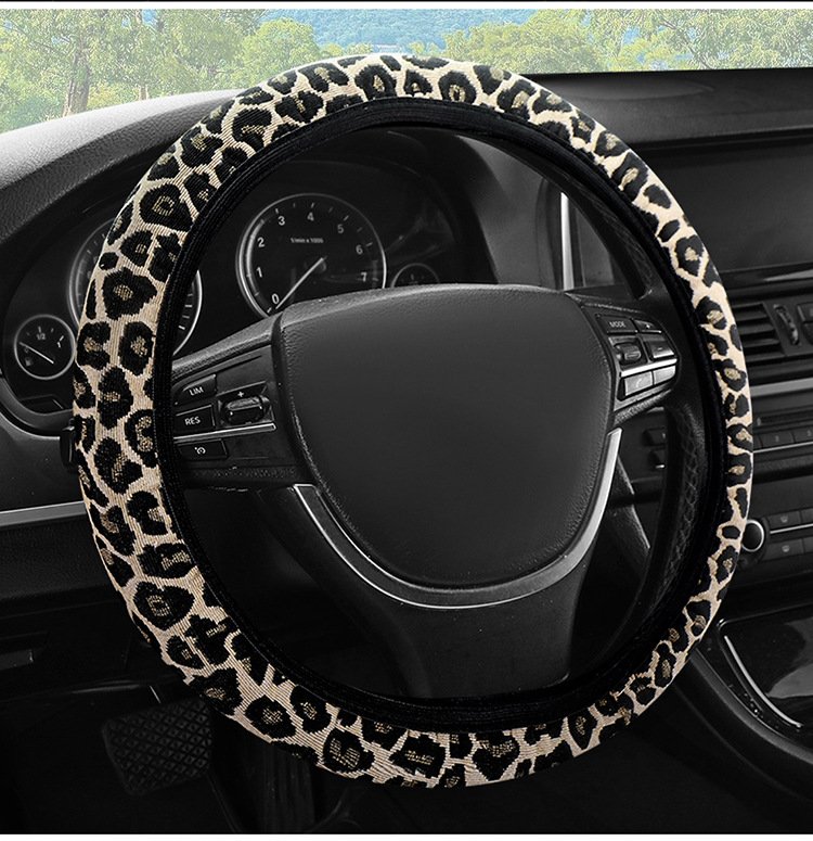 New Butterfly Steering Wheel Cover Without Inner Ring, Universal for All Seasons, Cute Decorative Women's Anti-Slip Handlebar Cover, Cross-Border Amazon