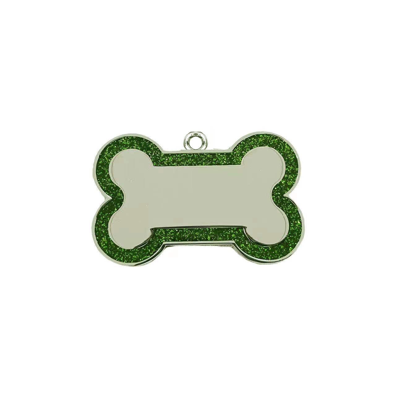 Explosión de aleación de zinc perro anti-perdida hueso transfronterizo borde polvo flash pet collar gato pequeña tarjeta colgante
