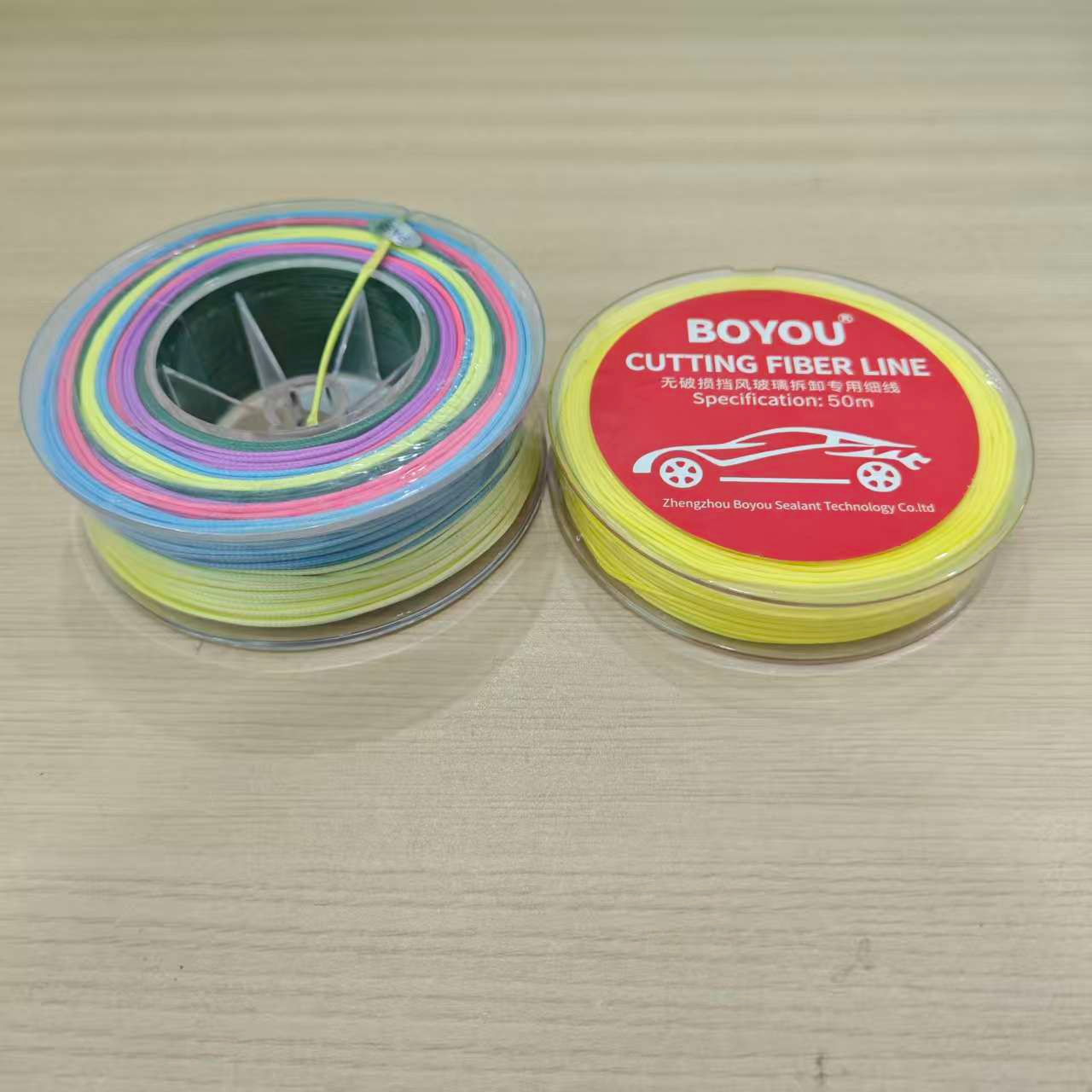BOYOU automotive glass removal soft wire 100m original fiber heat-resistant and wear-resistant, won't damage paint