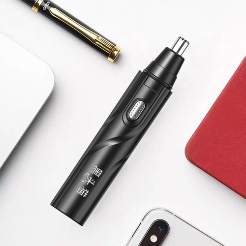 Electric nose hair trimmer men's nostril cleaning shaver men's nose hair trimmer rechargeable nose hair trimmer