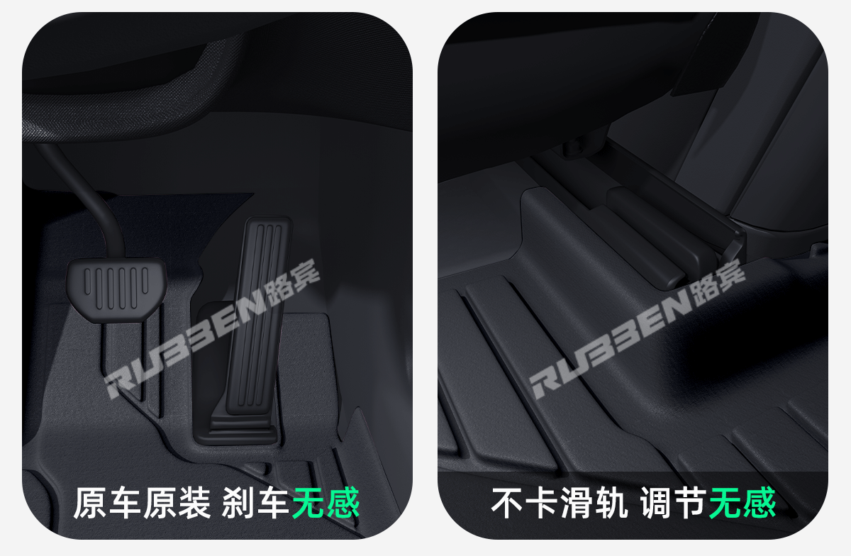 Suitable for the 2026 New Xiaomi Su7 Original Car Color Tpe Floor Mats, Special Car-Specific Full Starry Double-Layer Floor Mats