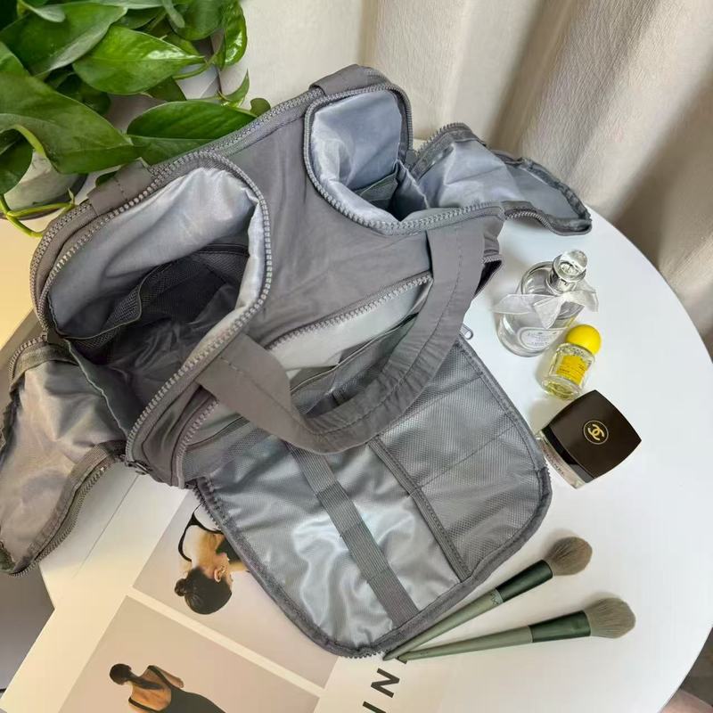 新款双宽开口化妆包大容量分区便携式女高颜值旅行必备洗漱收纳包|undefined