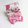 Children's headband, hairgrip with bow, elastic set, 3 piece set