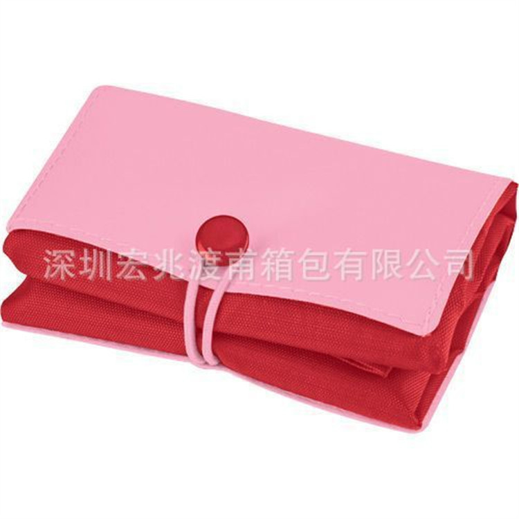 厂家批发涤纶购物袋  折叠购物袋手提大容量购物袋