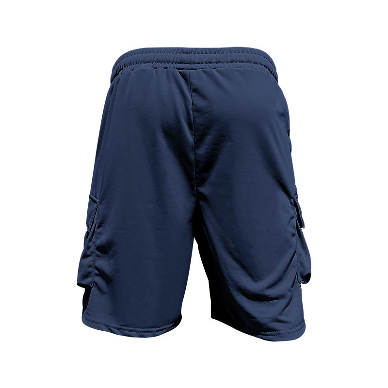 Męski komplet t-shirt i spodenki cargo w stylu sportowym_voghion.com