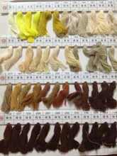 佛山廠家 供應32支全棉色紗 色織間條布橫間布筒子染色色紗