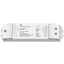 V4 12-48VDC 4CH 5A/CH RGBW/RGB/?��/������ͨ��LED������ push