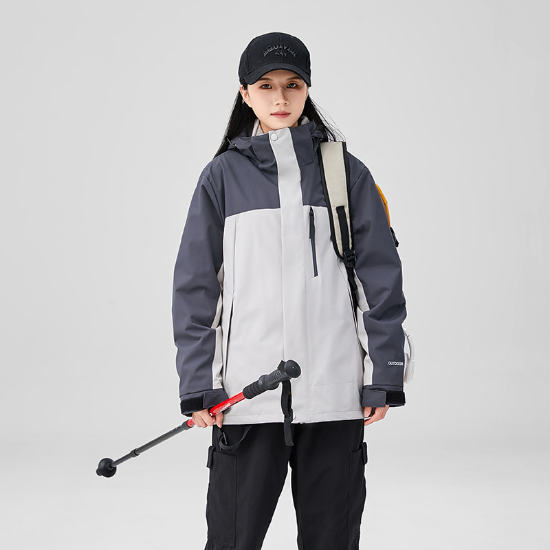 Luotuo ropa de asalto al aire libre para mujeres a prueba de salpicaduras 3 - en - 1 desmontable montaña ropa de montaña abrigo impermeable a prueba de viento y cálido