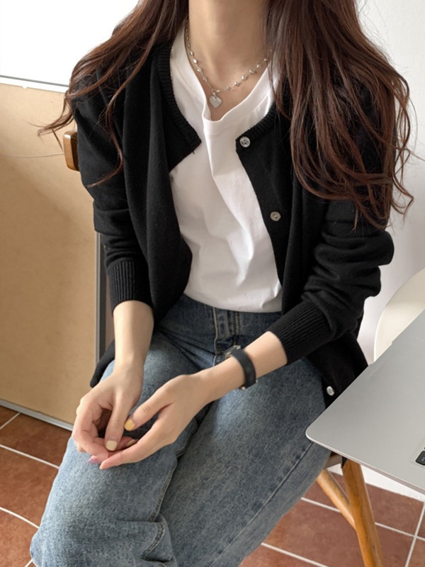 外贸原单意大利女装薄外单出口欧货羊绒针织开衫女毛衣外套2025秋|undefined