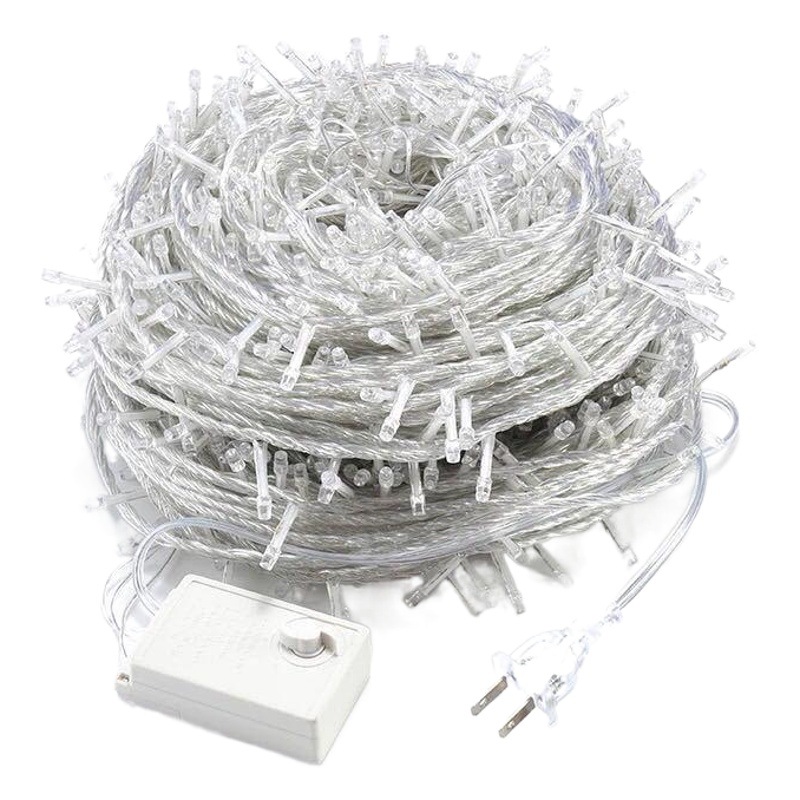 Cadena de luz LED luces intermitentes luces navideñas decoración de la boda de Navidad luz de la estrella proyecto de iluminación enchufable cielo estrellado