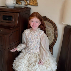 童连衣裙;童裤;童套装