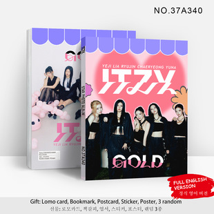 presale ITZY's New Album GOLD Peripheral Collection Album Fans Star-chasing Star Photo Album with Gift Card 80P