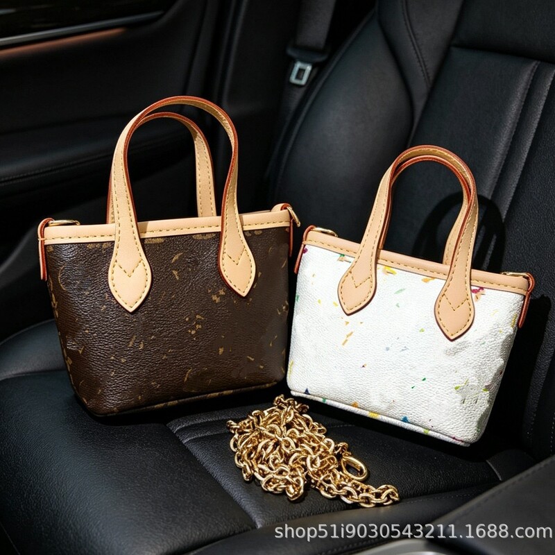 Trendy Brand Basket Bag Mini Tote Toiletry Bag Crossbody Small Women's Underarm Bag Socialite Children's Bag Cross-Border Wholesale Trendy Brand Basket Bag Mini Tote Toiletry Bag Crossbody Small Women's Underarm Bag Socialite Children's Bag Cross-Border Wholesale