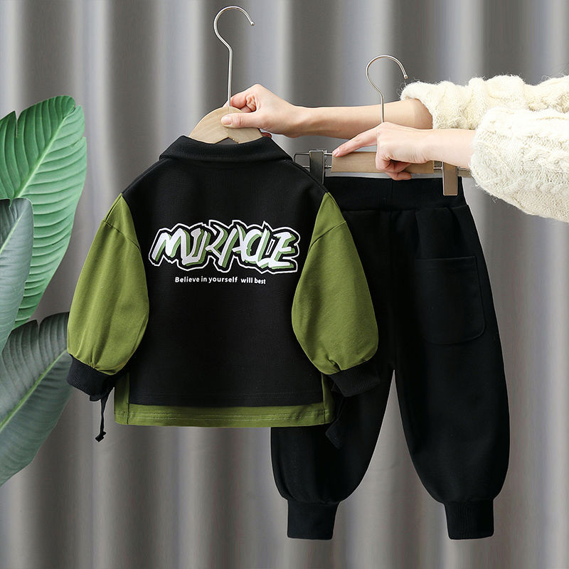 Dress 2023 Nye gutte- og høstsportsklær Barnas vårgensermote_voghion.com