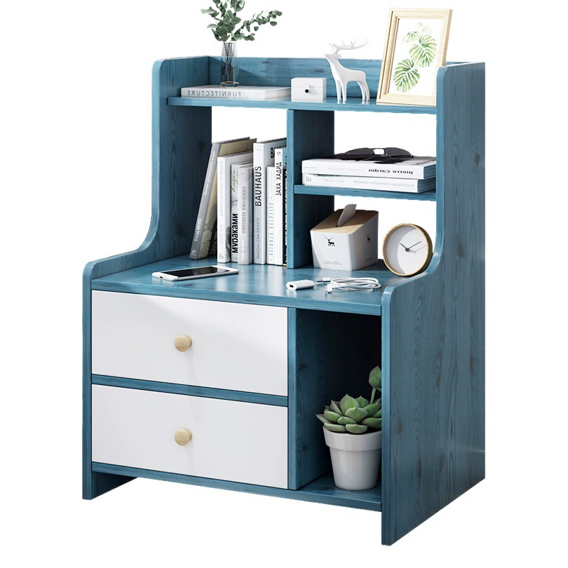 Тумбочка Простая Современная высокая спальня Многофункциональная тумбочка Подсеть Красный Небольшой Шкаф Для Хранения Простая Стеллаж Для Хранения