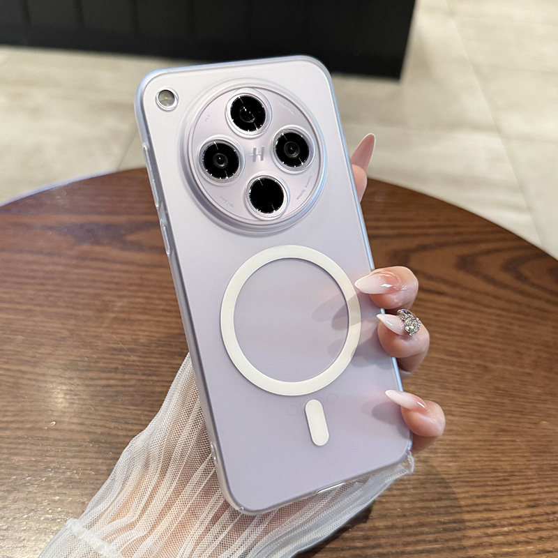 [つや消しの非粘着性指紋] oppofindx8s+ シェルに適した新しい超薄型つや消し x8s 磁気落下防止カバー|undefined