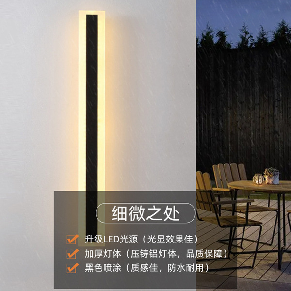 Travel waterproof LED sconce for country house