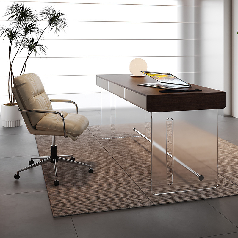 Desk Study Home Designer Light Luxury Modern Simple High-end Acrylic Suspension Computer Desk