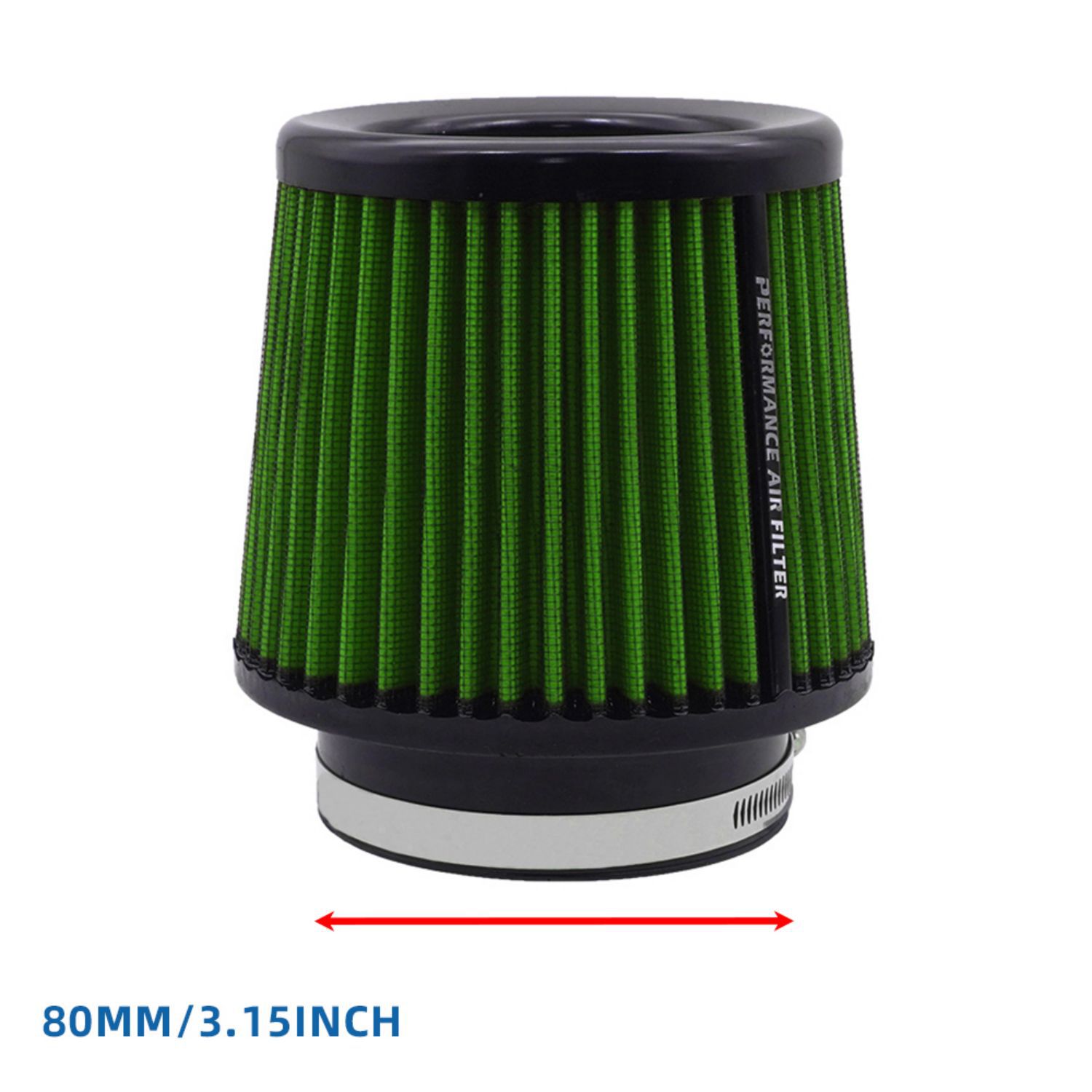 63 76 80 89 101mm car cold intake modified mushroom head air filter engine filter
