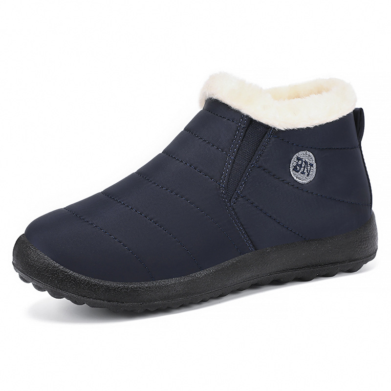 Zapatos de algodón para hombres y mujeres en invierno transfronterizos nuevos botas de algodón gruesas de poliuretano calentamiento de invierno casuales botas de nieve ligeras