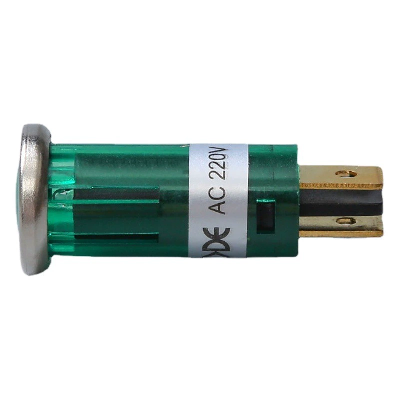 Производитель поставляет светодиодный светильник D03 с индикатором на проводе, неоновым газовым электрическим встроенным адаптером с длительным сроком службы и поддержкой нескольких напряжений.