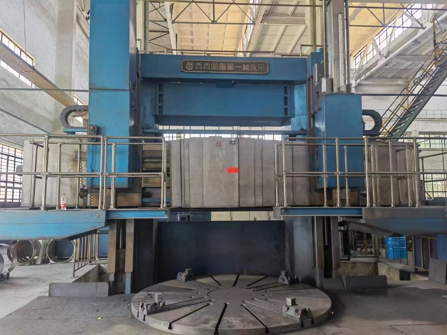 处理二手齐重DVT350x25-32数控双柱立式车床二手3.5米数控立车