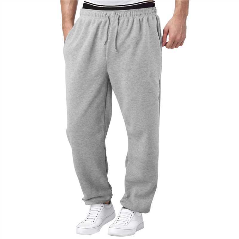 Cross-border E-commerce Amazon 2024 European and American Men's Tether Autumn and Winter Straight Loose Casual All-match Sweat Pants