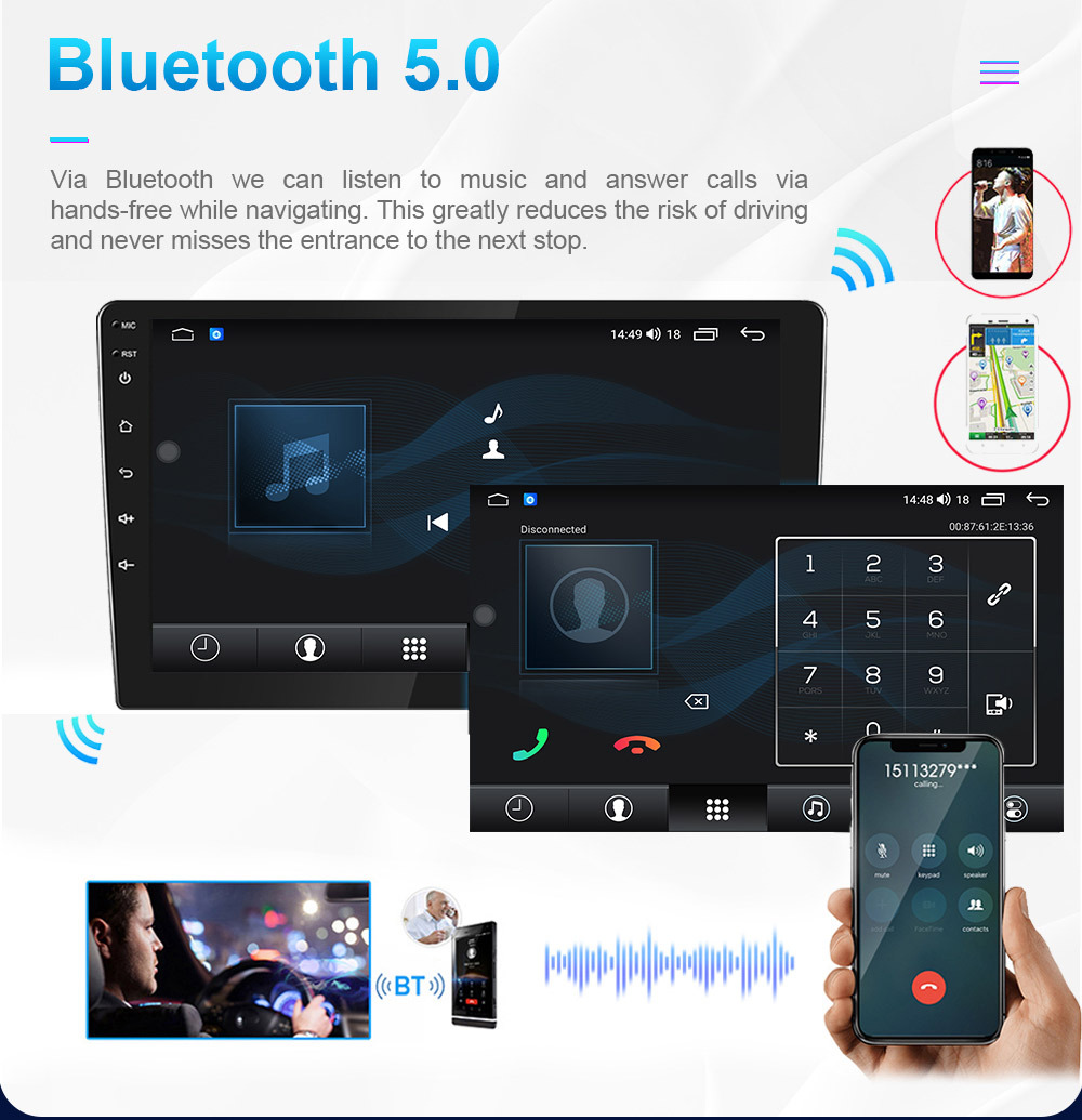 Suitable for Kia Zhipao Sportage4 KX5 16-18 to change Android GPS large screen central car navigation