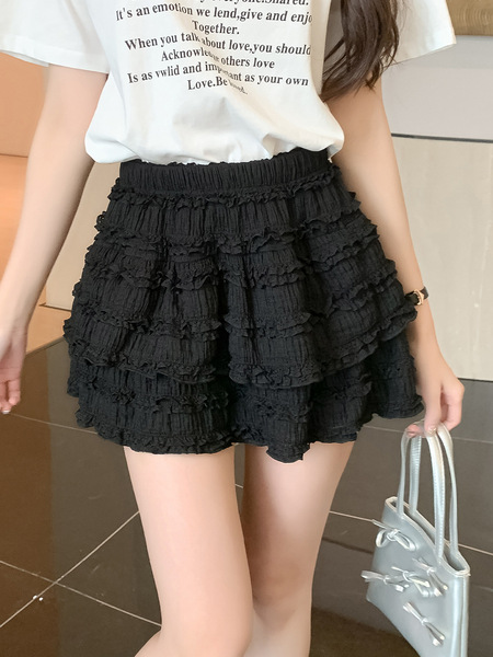 Japanese cute lace design skirt