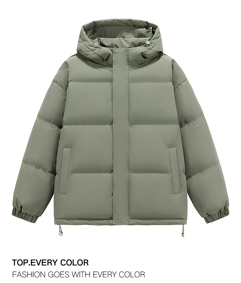 Padded Winter Jacket For Men Hooded Warm Thickened Casual Style_voghion.com