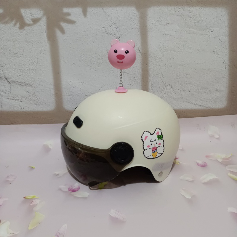 블랙쇼트 [오프화이트 아이스크림토끼+핑크곰]