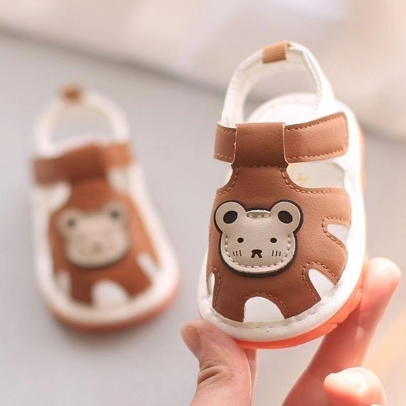 Summer children's non-slip sandals for early age, 0-1 years, 4-8-12 month, soft sole 3