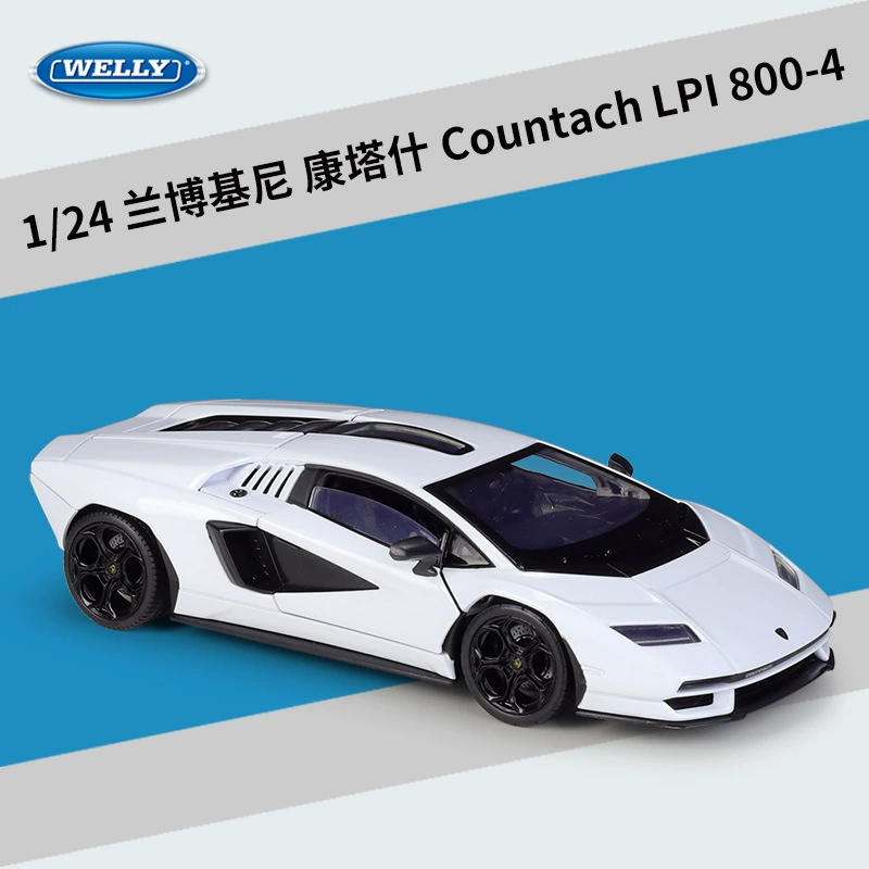 Welly1: 24 Ламборта Countach LPI800 моделирование сплав автомобиля игрушки