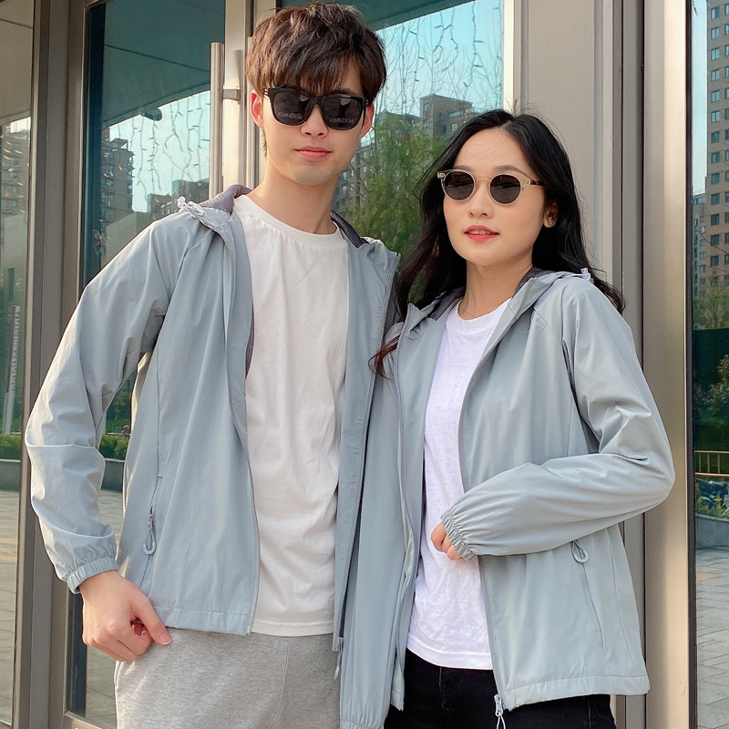 2022 Spring and Autumn Single-Layer Windproof Jacket, Thin Outdoor Men and Women Sports Style Jacket, Elastic Outerwear Wholesale