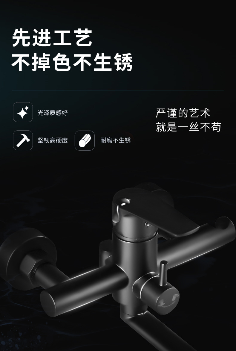 Wholesale of multi-functional and simple shower faucets, bathtub shower heads, spray guns, and cold and hot water faucets for women Item Picture
