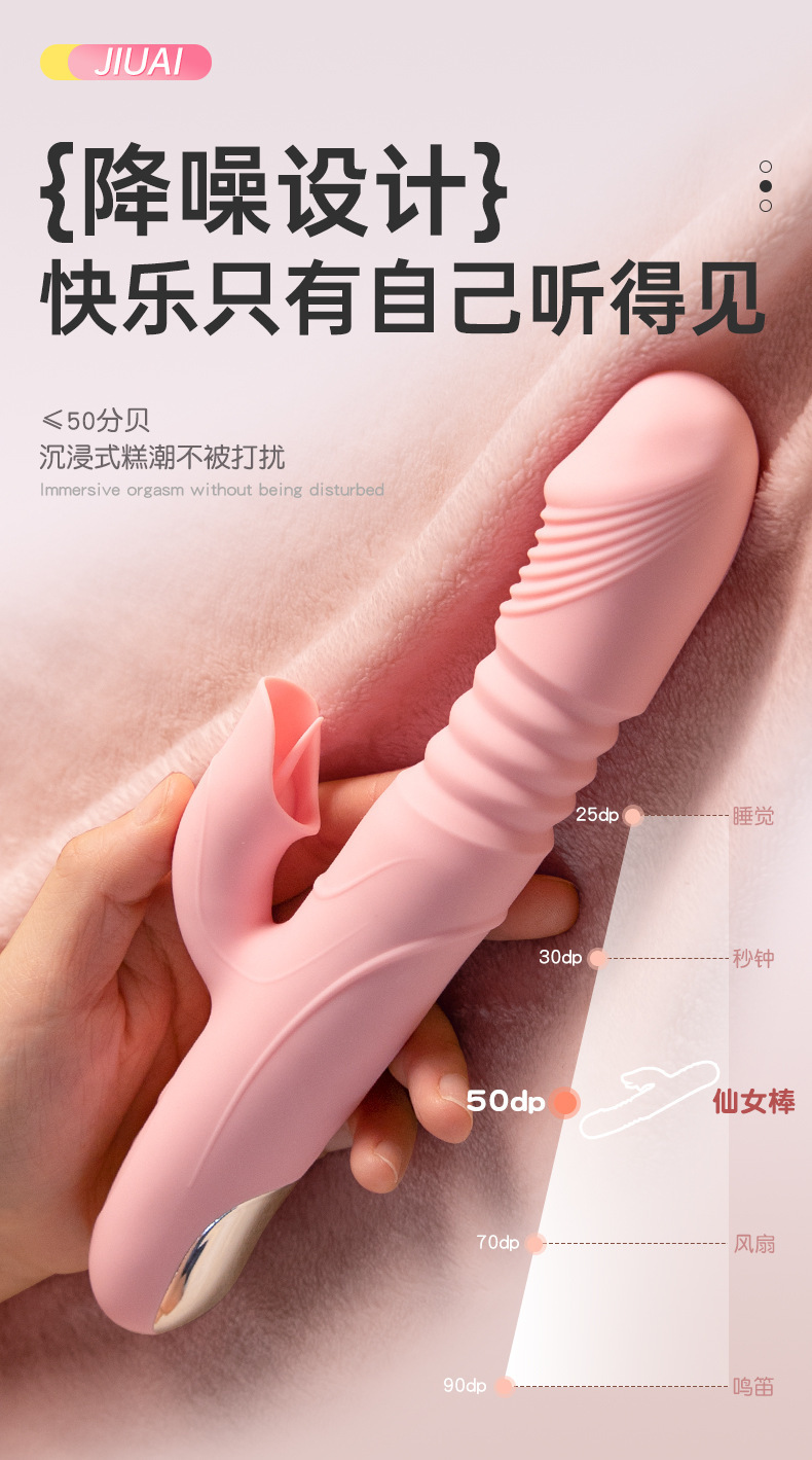 G-Spot Vibrator with Telescopic Adjustment, Rechargeable Silicone Design, Red — detail image 27