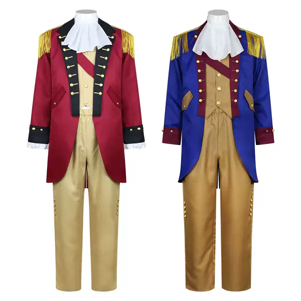 Cross-Border Halloween George Washington Costume President Male Foreign Trade Cosplay Party Colonial Revolution Costume