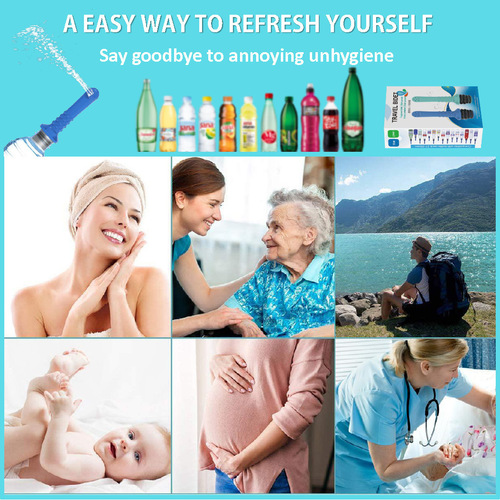 Cross-border eBay Amazon Pocket Travel Cleansing Device Women's Wash Portable Easy to Carry Butt Cleanser