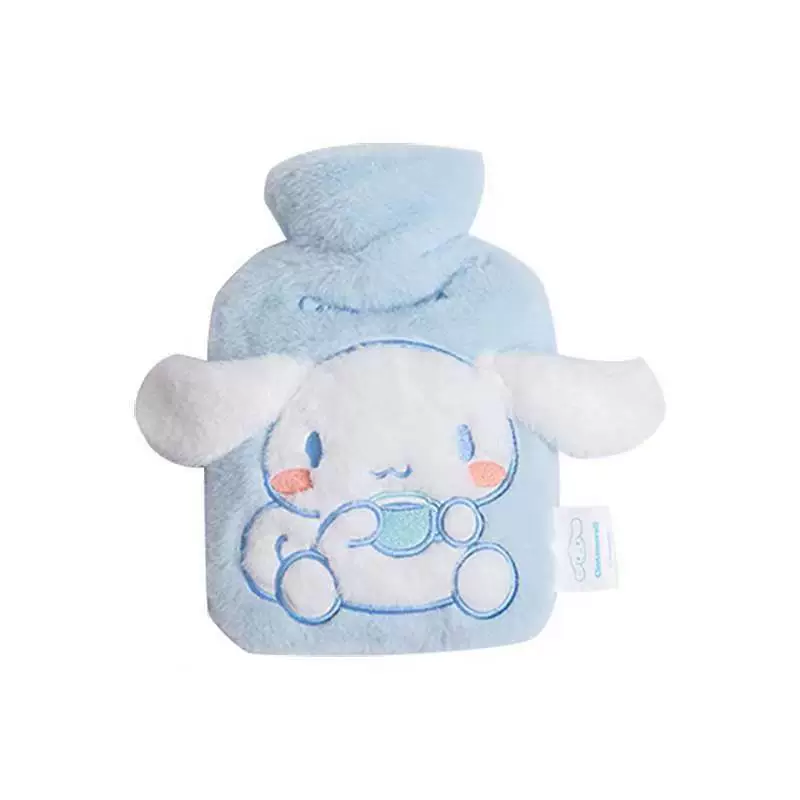 Грелка водяная (Sanrio) 800 мл, плюшевый чехол, большая компрессная грелка