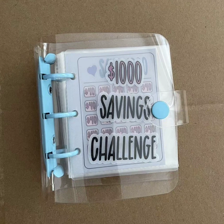 Пенал экономии PVC3 мини — 3-дыр PVC кассовый сберегатель, 11.5×10.5×2.5 см