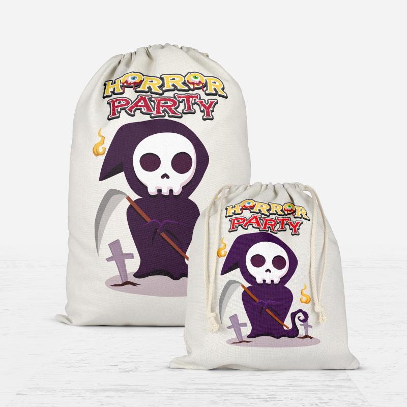 Transfronteriza nueva bolsa de dulces de Halloween Impresión de dibujos animados partido accesorios de juguete suministros decoración decoraciones