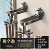 [powerful suction cup] rotating hanger (gun ash) 2 pack