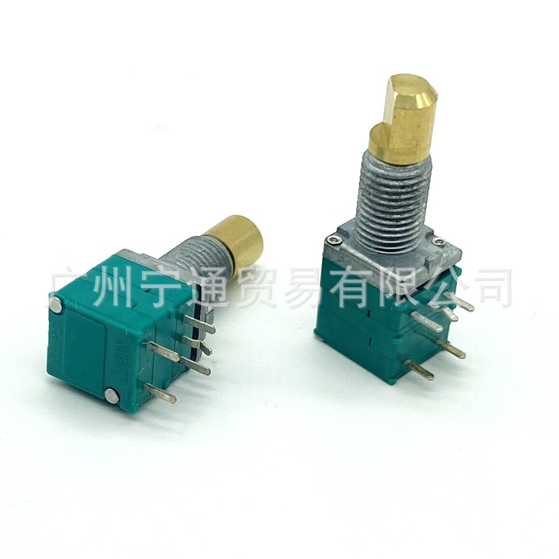 ALPS步进电位器RK097系列RK0971111Z19单联电位器带开关10KA