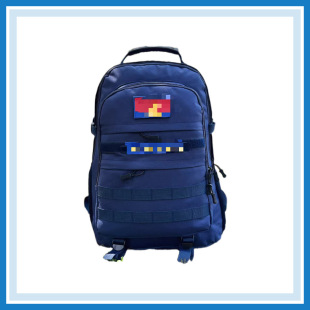 Fire Backpack Flame Blue Oxford Cloth Multifunctional Backpack Portable Travel Fire Tactical Lightweight Bag