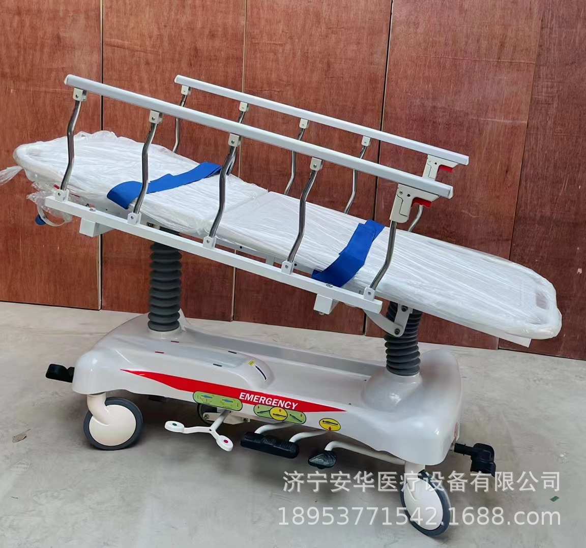 医用抢救床升降平车病人转运床胃镜检查床手术室对接多功能急救车