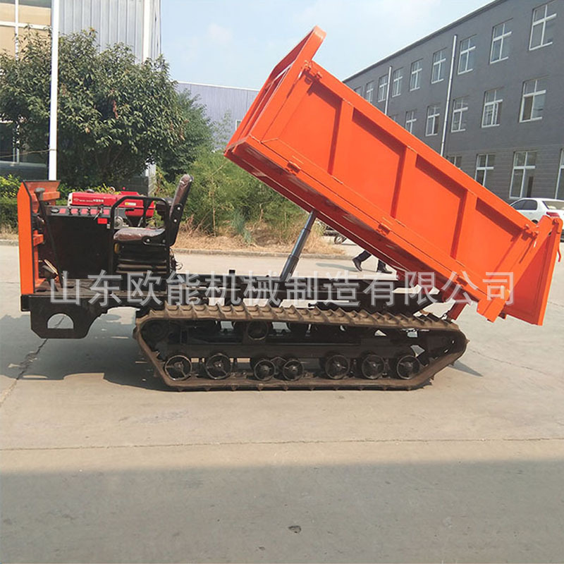 型号履带运输车自卸机械履带运输车履带运输车供应特点欧能自卸台