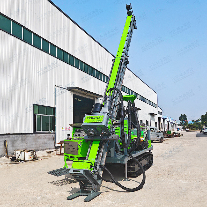 履带液压岩心钻机1600米勘探钻机绿色钻探机雄泰机械取样机械上门