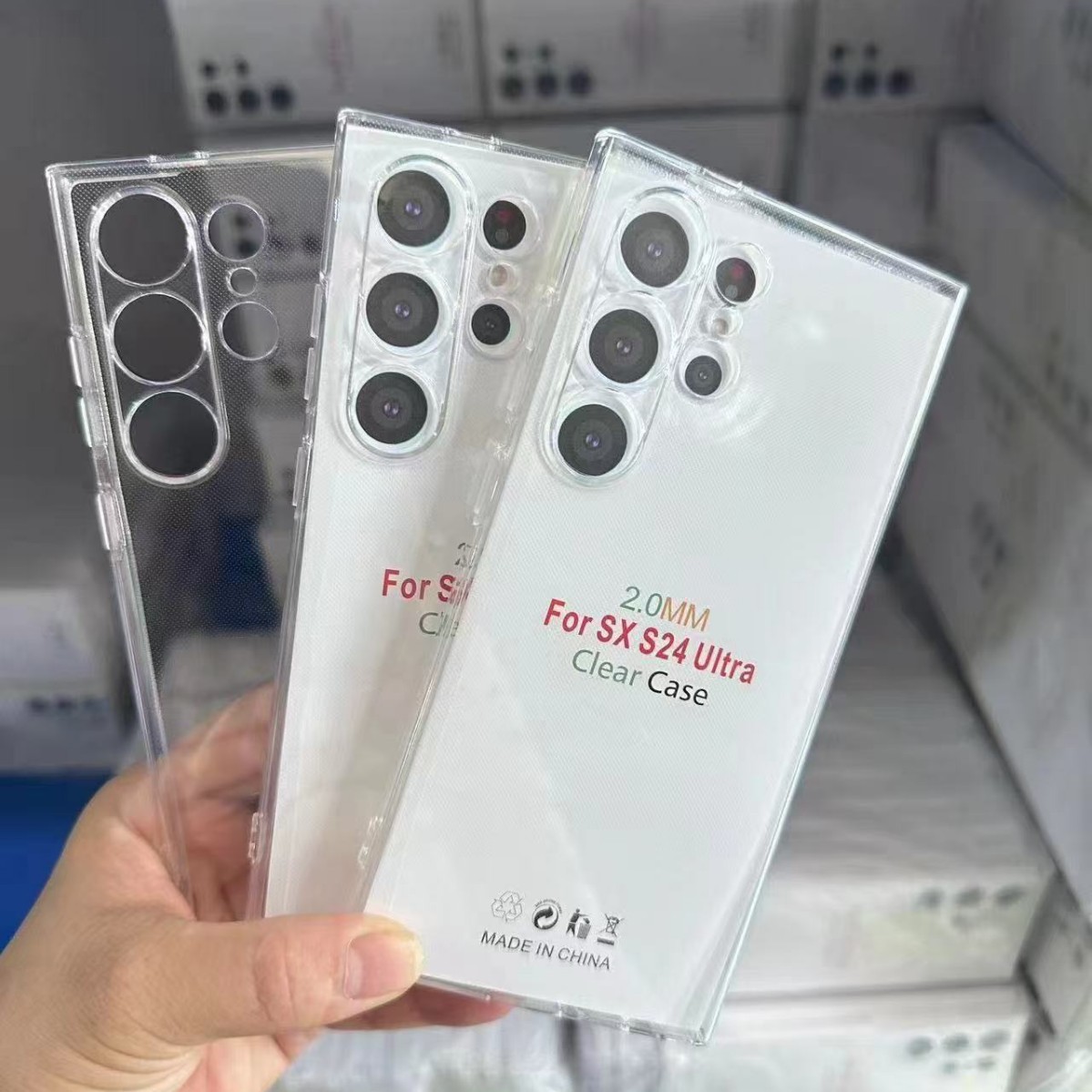 三星A71-5G透明手机壳软壳防摔保护套2.0mm素材工厂