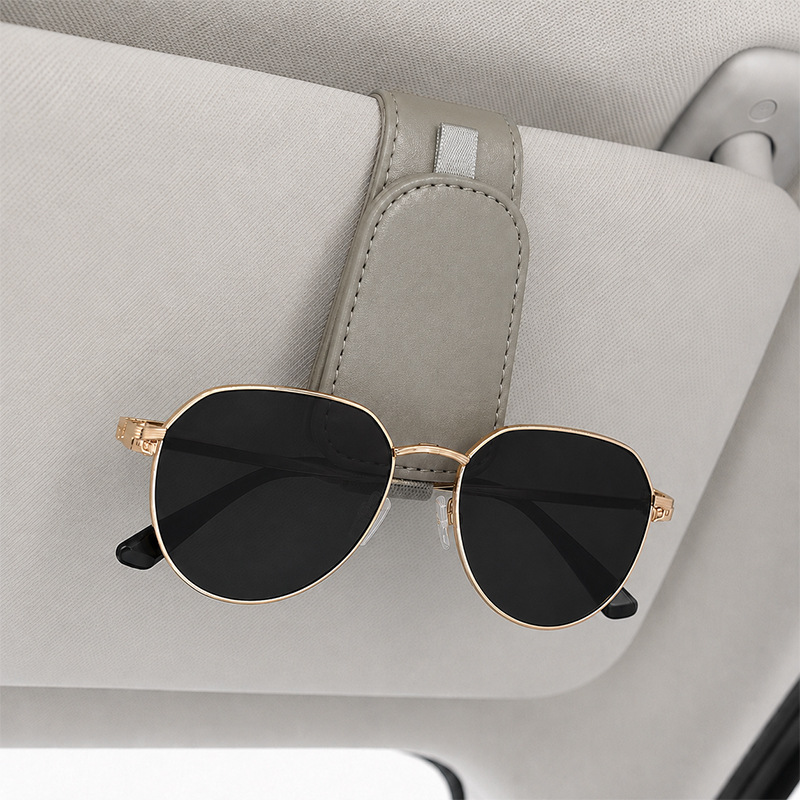 Cross-border car glasses clip car sun visor sunglasses storage car multi-function card clip sunglasses eye frame