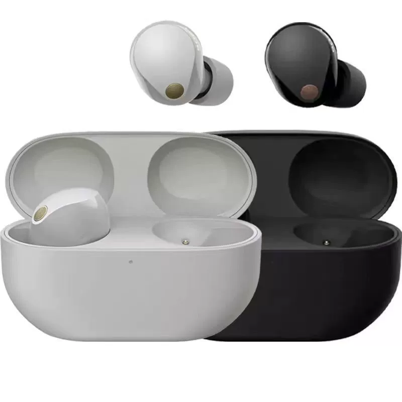 Беспроводные наушники (Huawei Apple Sony) совместимые с WF-1000XM5, Bluetooth, шумоподавление, чёрный/серебристый